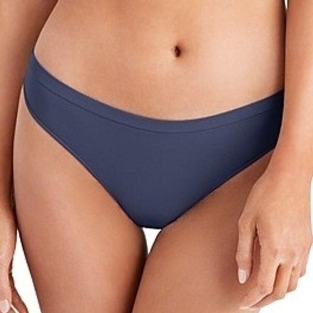 b.tempt'd Women Comfort Intended Thong Panty Blue XL Seamless Underwear NWT